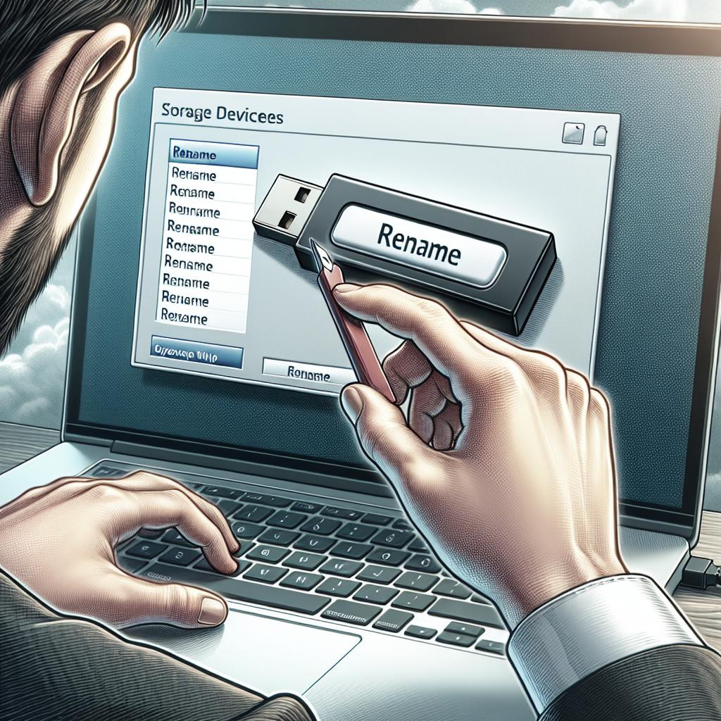 Guide Pratique : Renommer Facilement Votre Clé USB